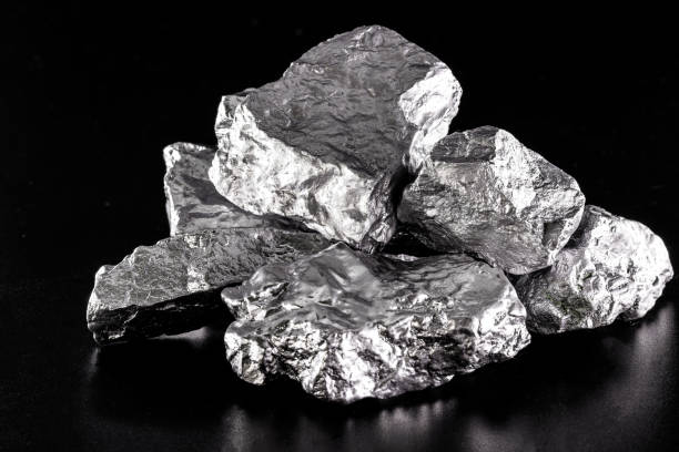 istock Element / Germanium Germanium is a chemical element with the symbol Ge, silver ore. 1254860145