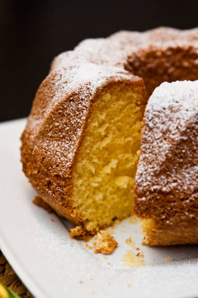 istock Polish lemon sand cake known as babka cake 1254860634