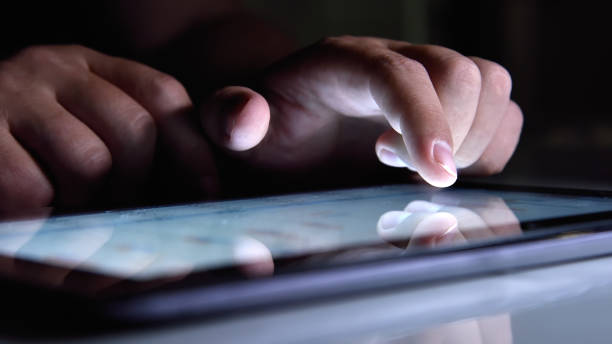 istock Businessman hands checking financial report 1254862370