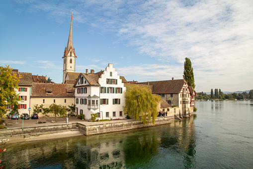 Stein am Rhein, charming place with sights in Switzerland