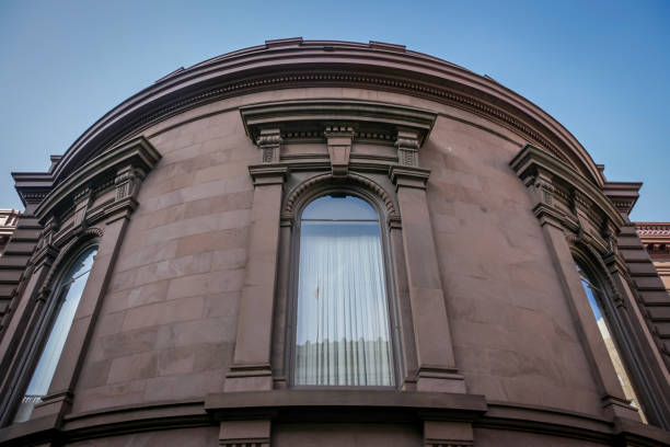 istock Exterior Wall of Historic Building 1254865219