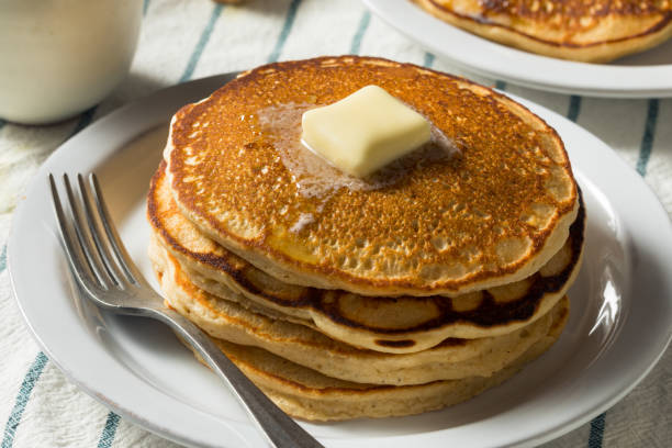 istock Homemade Warm Buttermilk Pancakes 1254866825