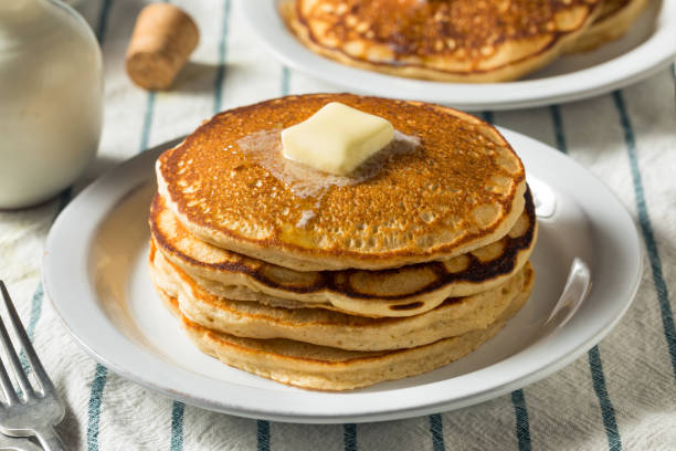 istock Homemade Warm Buttermilk Pancakes 1254867400