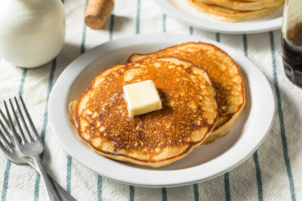 istock Homemade Warm Buttermilk Pancakes 1254868383