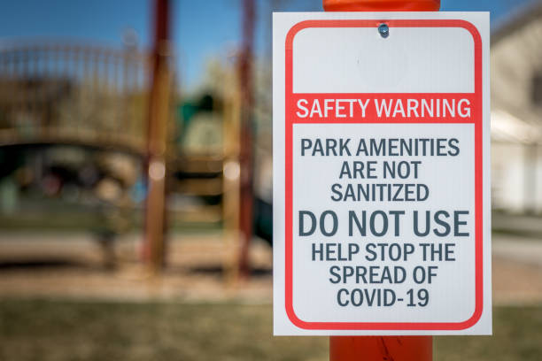 istock Park and Playground Closed by Corona virus 1254868394
