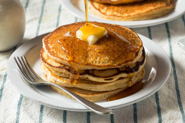 istock Homemade Warm Buttermilk Pancakes 1254868468