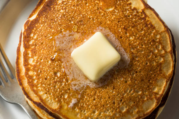 istock Homemade Warm Buttermilk Pancakes 1254868619