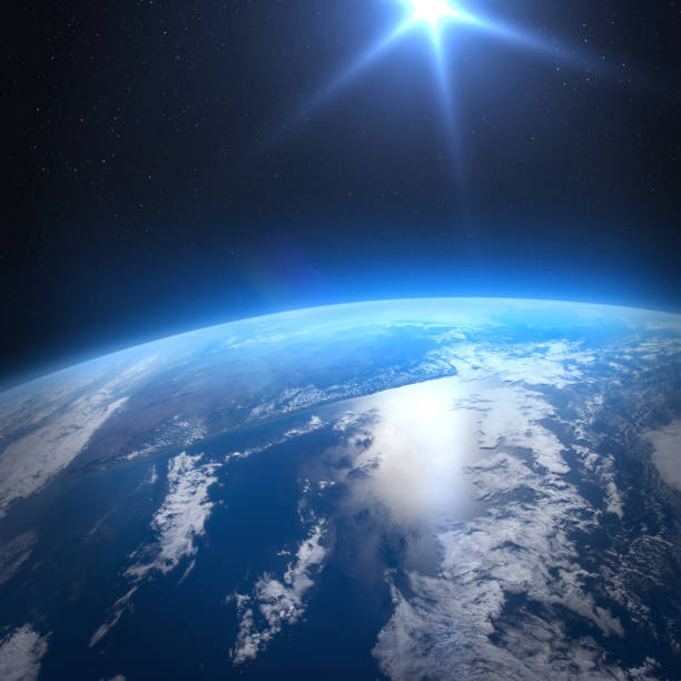istock Earth, space and a spectacular sunrise. 1254869247