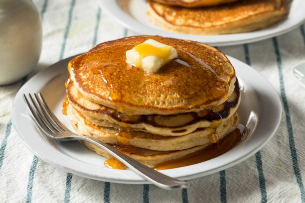 istock Homemade Warm Buttermilk Pancakes 1254869529