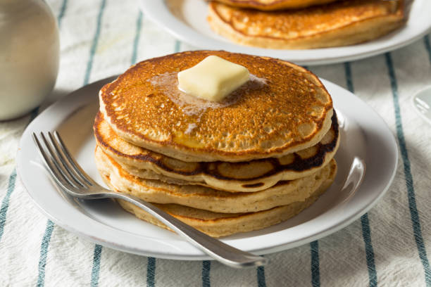 istock Homemade Warm Buttermilk Pancakes 1254869642