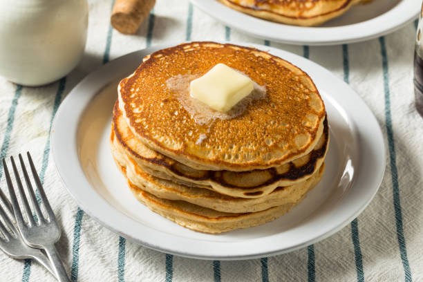 istock Homemade Warm Buttermilk Pancakes 1254869663