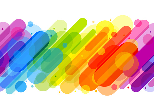 Bright colorful abstract rainbow colored background vector illustration