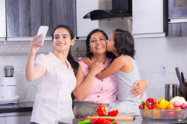 istock chopping vegetables in kitchen stock photo 1254870775