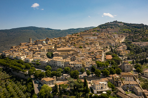 Panoramic view of an ancient city in the Basilicata region.