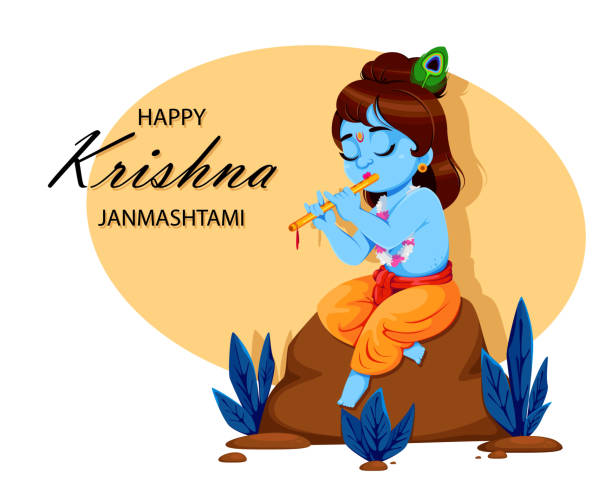 Krishna Cartoon Illustrations, Royalty-Free Vector Graphics & Clip Art -  iStock