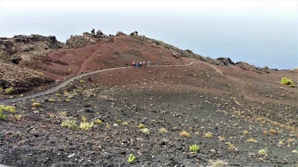 istock Spectacular panorama in La Palma during a volcano hike 1254888890