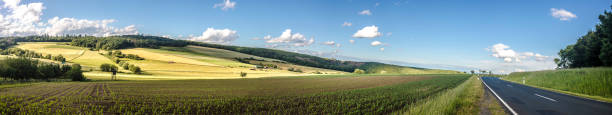 istock Idyllic panorama from farmland 1254893763