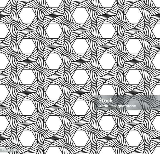 Geometric Swirling Pattern Seamless Swirling Geometric Vector Pattern Stock Illustration ...