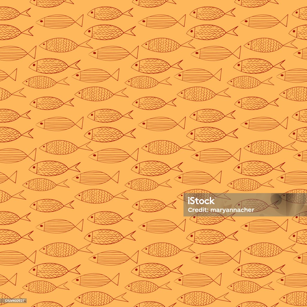 Fish Svg Pattern Fish Vector Pattern Stock Illustration - Download Image Now - Abstract ...