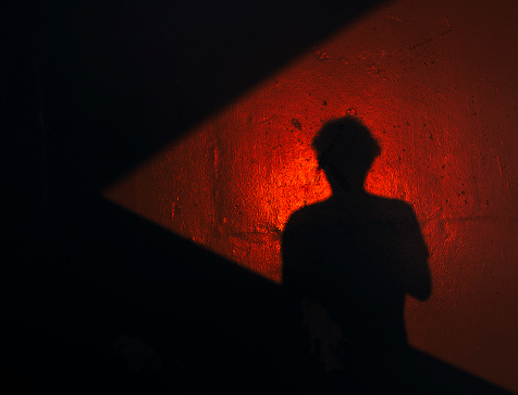 Self portrait shadow