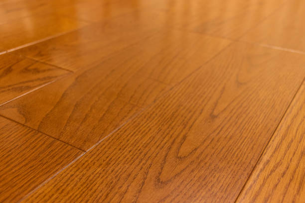 istock Wood flooring in the room 1254940571