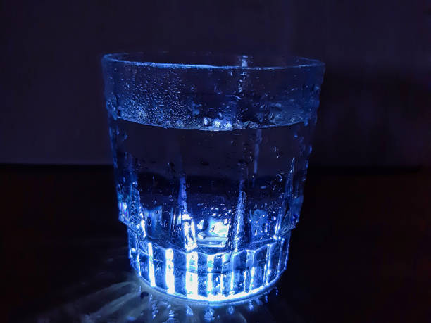 Illuminated Glass of Water