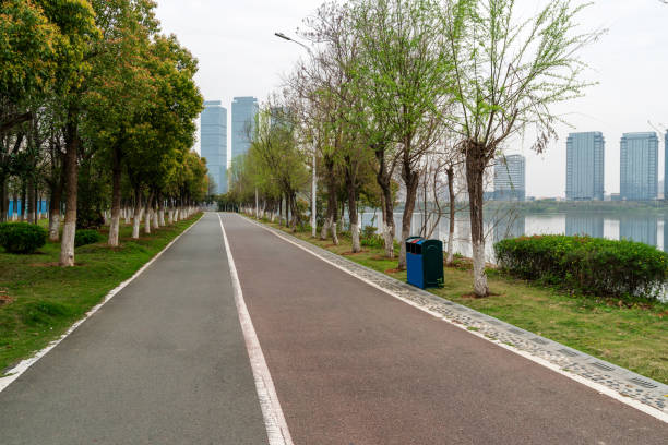 istock walkway in the modern city 1254943560