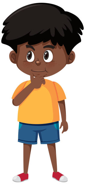 Black Boy Thinking Cartoon Character Stock Illustration - Download Image Now - Child, Contemplation, African-American Ethnicity - iStock Black Boy Thinking Cartoon Character Stock Illustration - Download Image Now - Child, Contemplation, African-American Ethnicity - iStock