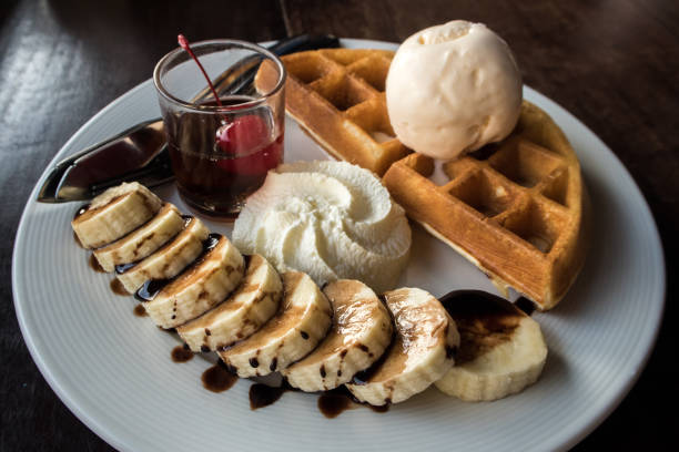 Ice cream waffle