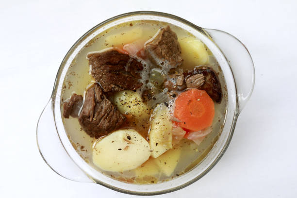istock Homemade braised potatoes with beef 1254954663