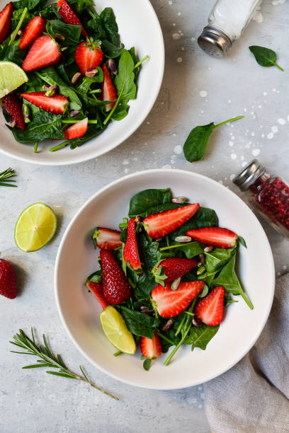 istock Vegan strawberry salad 1254954748