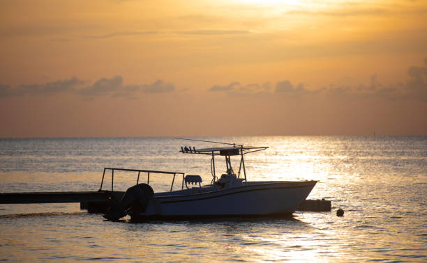 istock Florida Keys small boat moored 1254955780