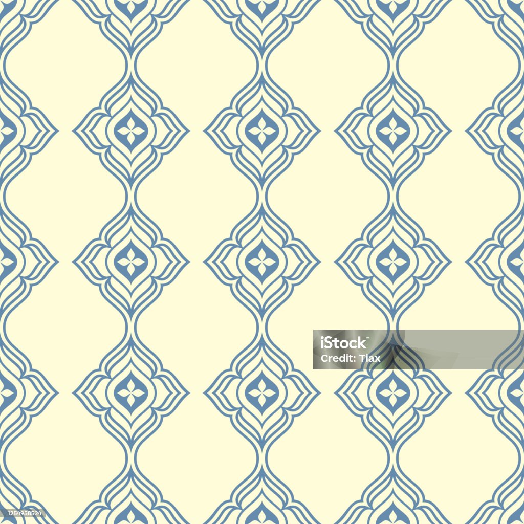 Seamless Retro Pattern Seamless Retro Pattern Vector Illustration Stock Illustration ...