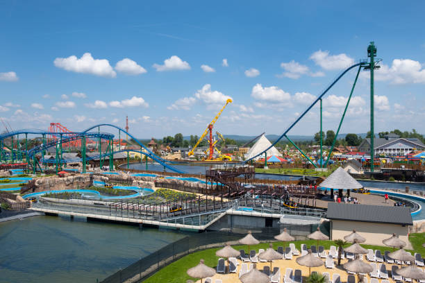 ZATOR, LESSER POLAND / POLAND - JUNE 05, 2019: EnergyLandia -  the Greatest Amusement Park in Poland