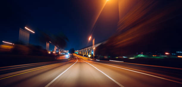 istock Nearly empty motorway Miami Florida 1254981056