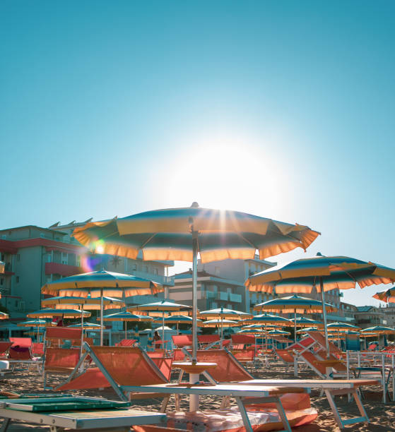istock Sunset on the beach, italian Adriatic coast 1254982566