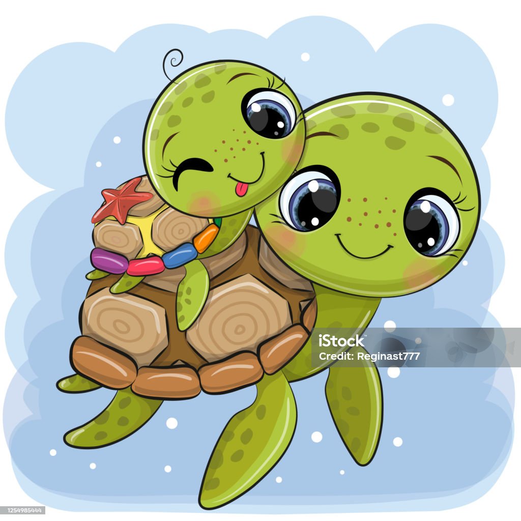Ilustración de Tortugas De Agua De Dibujos Animados Padre E Hijo En Un Fondo Azul y más Vectores Libres de Derechos de Dermoquélidos - iStock Ilustración de Tortugas De Agua De Dibujos Animados Padre E Hijo En Un Fondo Azul y más Vectores Libres de Derechos de Dermoquélidos - iStock