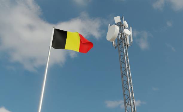 istock 5G Phone Mast in Belgium 1254986885