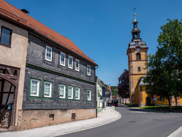 istock Downtown of Zella-Mehlis in Thuringia Germany 1254986956