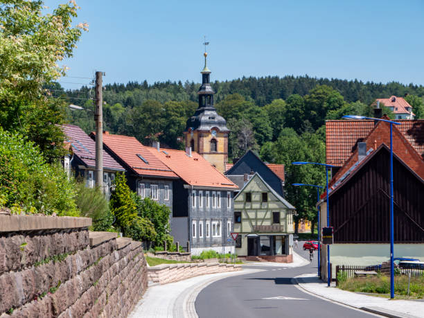 istock Old town of Zella-Mehlis in Thuringia 1254987010