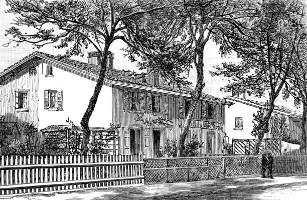 istock Houses in Mulhouse, France 1254996449
