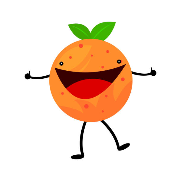 Ilustración de Carácter De Fruta Tropical De Dibujos Animados Naranja Con Pequeños Ojos Redondos Y Una Amplia Sonrisa Sostiene Los Pulgares Hacia Arriba y más Vectores Libres de Derechos de Alegría - Ilustración de Carácter De Fruta Tropical De Dibujos Animados Naranja Con Pequeños Ojos Redondos Y Una Amplia Sonrisa Sostiene Los Pulgares Hacia Arriba y más Vectores Libres de Derechos de Alegría -