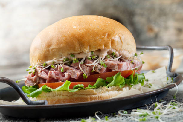 Grilled Ahi Tuna Steak Burger