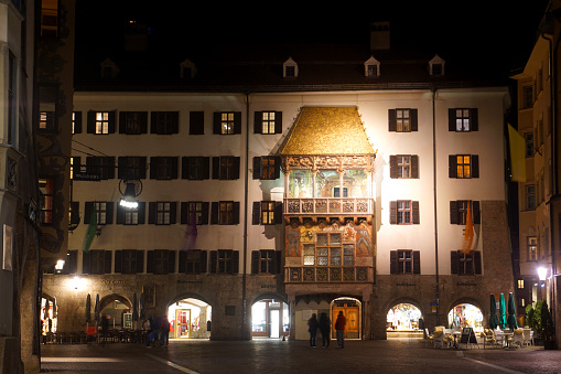 02/20/2020 - Innsbruck, Austria
Duke Friedrich Street is at the heart of the pedestrian old town of Innsbruck, with well preserved buildings from the past.
The 