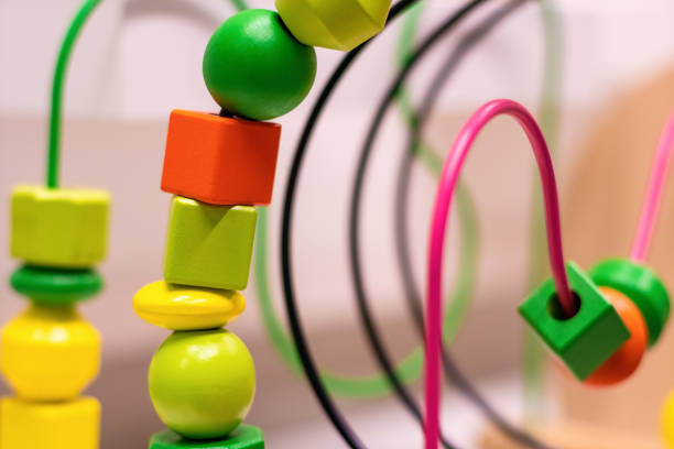 istock A fragment of an educational game for children / soft focus. 1255006909