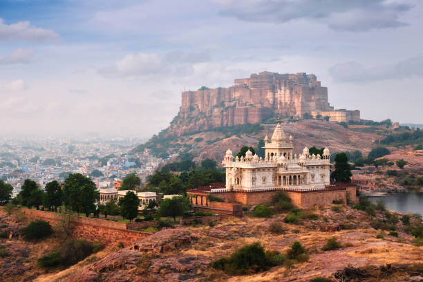 istock Jaswanth Thada mausoleum, Jodhpur, Rajasthan, India 1255007087