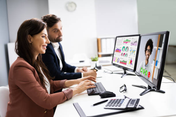 istock Online Video Conference Marketing Meeting 1255007440