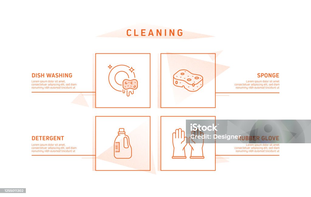 Cleaning Related Process Infographic Template Process Timeline Chart ...