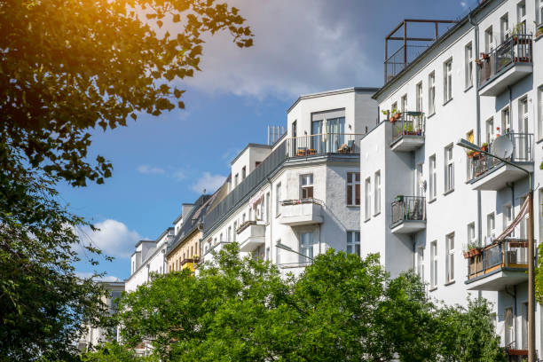 istock Restored old apartment building in Berlin, Germany 1255012834