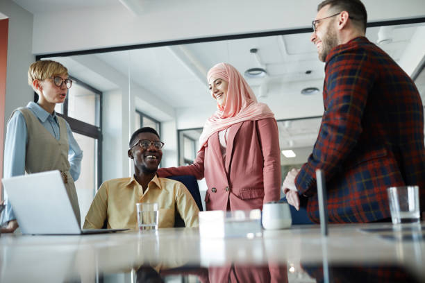 istock Multi-Ethnic Business Team in Conference Room 1255016553